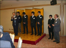 富山市友会での懇談