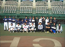 試合後の集合写真