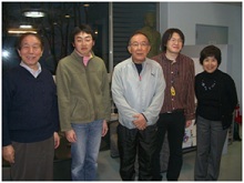 橋爪功さんとの記念撮影