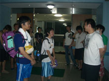 徒歩帰省の出発