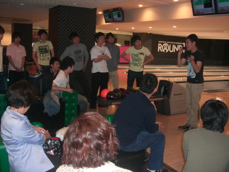 ボーリング大会の様子