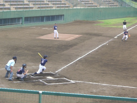 野球の試合の様子