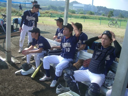 野球の試合の様子