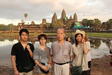 カンボジア派遣事業の様子