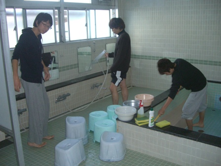 避難訓練の様子