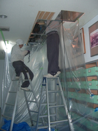 トイレ工事の様子