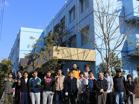 桜の植樹の様子