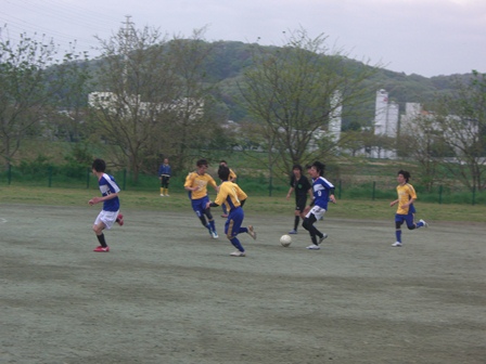 サッカーの様子