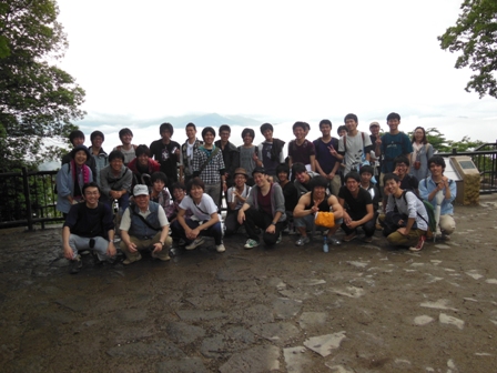 ハイキング風景