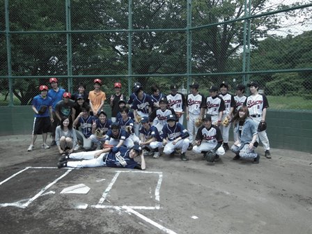 野球試合の様子