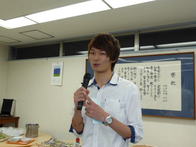 海外留学壮行会の様子2