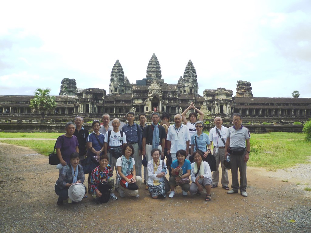 カンボジア研修の様子