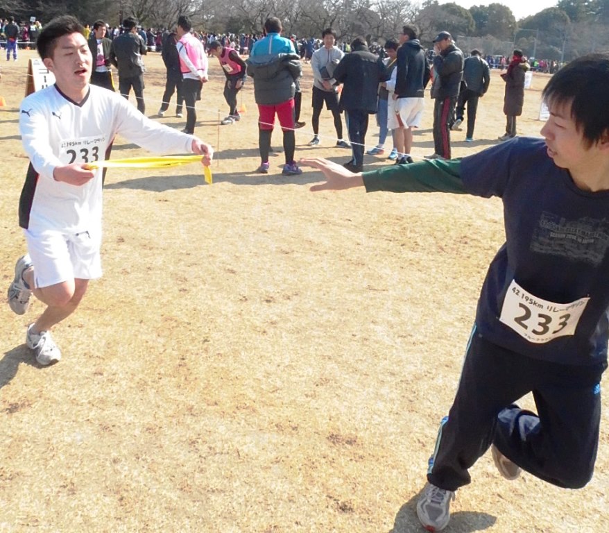 スタートを待つ寮生