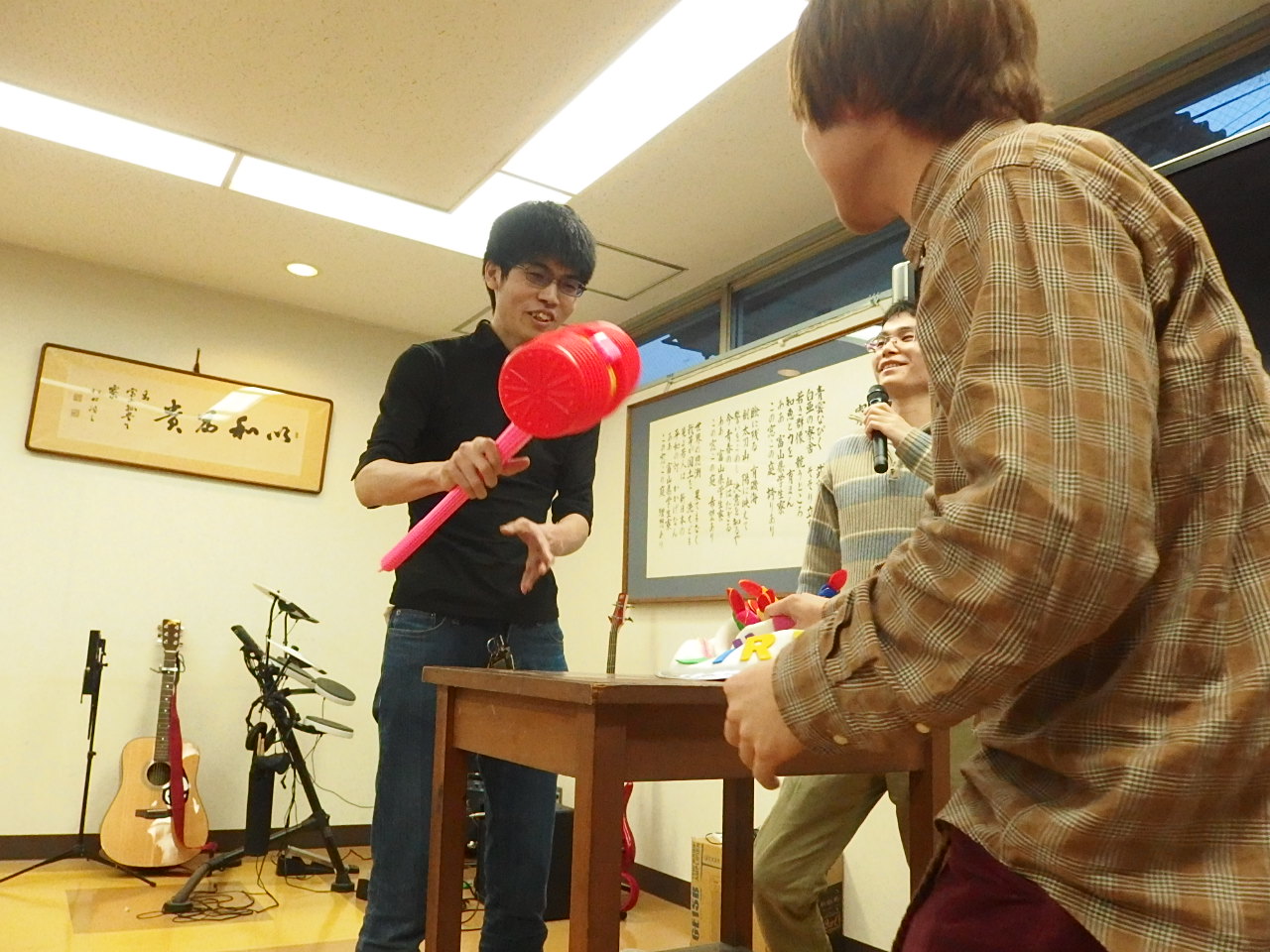 昨年卒寮の先輩も参加