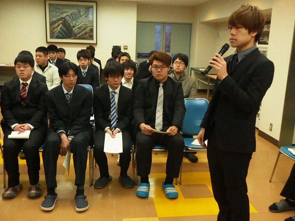 新成人代表の挨拶