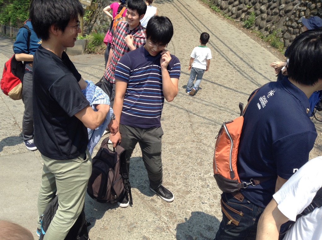 高尾山ハイキングの様子②