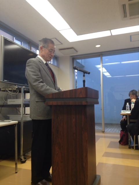 在寮生代表あいさつ