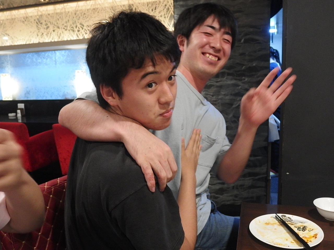 先輩後輩の交流