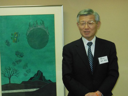 役員・卒寮生懇談会の様子